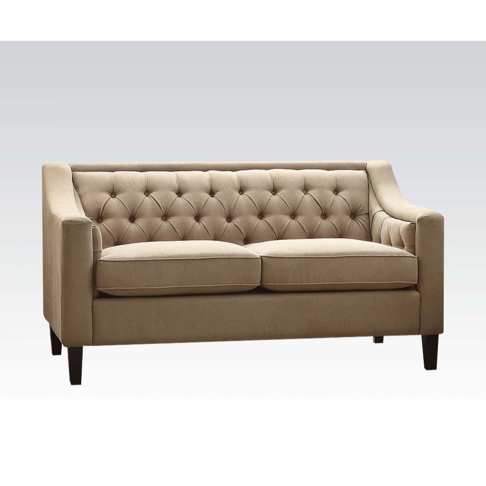 Suzanne - Loveseat - Beige Fabric