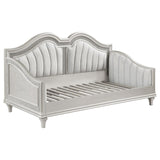 Evangeline - Upholstered Twin Daybed - Silver Oak