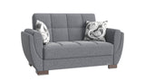 Ottomanson Armada Air - Convertible Loveseat With Storage - Light Gray