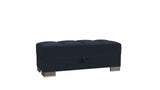 Ottomanson Armada Air - Convertible Ottoman With Storage - Dark Blue