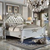 Vendome - Ck Bed - PU & Antique Pearl Finish